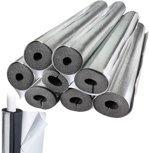 Pipe Lagging, Antifreeze Pipe Insulation, ID 22-219mm, Thickness 30mm, Length 95cm, Anti -freezing/insulation/flame Retardant, Foam Hose Foam Pipe Covers for Indoor and Outdoor Pipe(ID 22mm (7/8)× 30