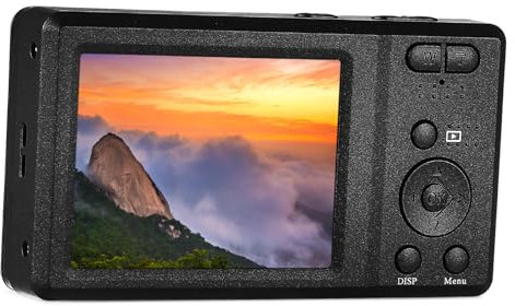 Gadpiparty Caméra Vidéo Numérique Appareil Photo Numérique Magnétoscope Caméra pour L'enregistrement Vidéo Caméra pour Vlogging Caméra D'enregistrement Vidéo Plastique Black