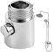 Tuxxjzm Dusch-Ein-Aus-Ventil, Duschsteuerventil,Ersatz-Wasserdruckregler Wassermenge - Rostfreies Handbrause-Absperrventil, multifunktionaler Wasserbegrenzer