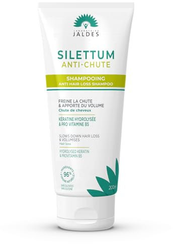 Silettum Anti-Haarausfall Shampoo Tube 200ml | Verlangsamt den Haarausfall | Sorgt für Volumen | Laboratoire Jaldes