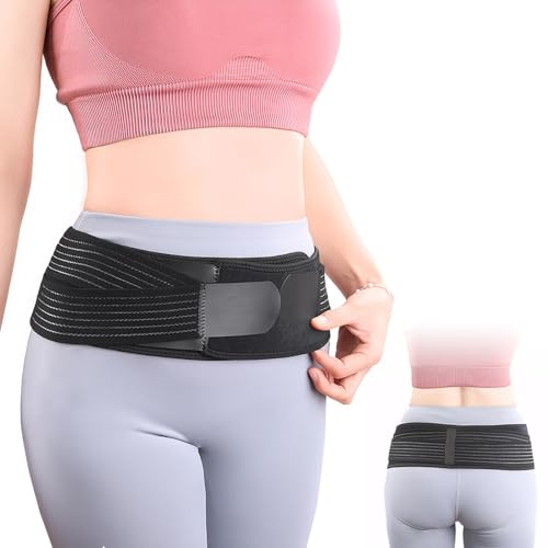 Roinaid Ischias Gürtel,Beckengurt Komfort,Verstellbarer Beckengurt Rückenschmerzen für Damen & Herren,Gesunde Haltung,Effektive Langzeitlösung,für Hüfte Rücken und Bauch Schmerzen
