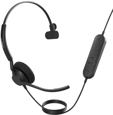 Jabra Engage 40 Telefon On Ear Headset kabelgebunden Mono Schwarz Mikrofon-Rauschunterdrückung, Noise Cancelling Headse