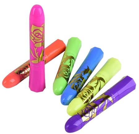 Face Paint Sticks Kit - Gesichtsbemalung Buntstift | Buntes UV-MakeUp Neon Geschenk | MALEN-KIT UV Schwarzes Licht Make-up | blacklightt Reactive Crayons für Halloween Masquerades Osterfestivals Party