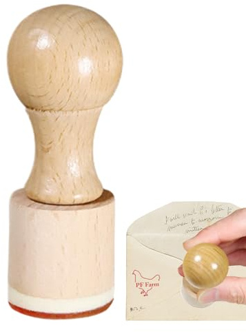 Eierstempel Für Hühnereier, Bauernhofstempel Holzstempel Für Frisches Hühnerei, Eierstempel Für Frische Eier, Bauernhof Eiermarker Zum Markieren Von Eiern Auf Papier
