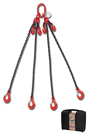Beta 8098 D6-1 - Pendente per sollevamento con ganci accorciatori catena a 4 bracci, grado 8