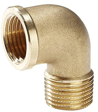 H2O-Flex® Gewindefitting 1/2“ Bogen AG x IG Messing Fitting