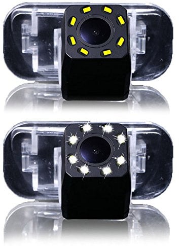 Dynavsal 8 LED Nacht Visionen Auto Rückfahrkamera 170 ° Weitwinkel HD Farbe wasserdichte Rückfahrkamera für MB B200 A /W169 B Klasse Class T245 CAR