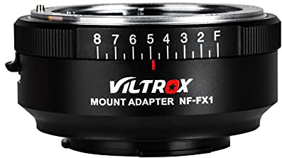 Viltrox NF-FX1 Adapter Manueller Fokus Objektivadapter mit Blendenscheibe für G&D Mount Series Objektiv an Fujifilm X-Mount Kamera X-T2 X-T3 X-T20 X-T10 X-E3 X-A3 X-PRO2 X-A20