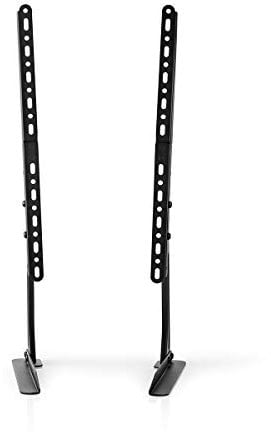 NEDIS Fester TV-Ständer - 13-70 - maximal unterstützes Bildschirmgewicht: 50 kg - Einstellbare voreingestellte Höhen - Stahl - Schwarz