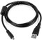 AlyKets Câble de Données USB 2.0 pour Appareil Photo Sanyo Xacti VPC-T1496 / P/E/G/R, Remplacement Nikon Caméra UC-E6 Câble USB Charge de Transfert pour D5500 D5300 D5200 D5100 D750 D7200 D3300