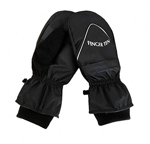 FINGER TEN Winter Mittens Herren Damen Golf Mitten Handschuhe Thermal Paar Fäustlinge Winddicht Wasserdicht Anti Rutsch Grip Ski Schnee