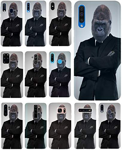 KX-Mobile Hülle für iPhone 6 / 6s Handyhülle Motiv 1184 AFFE Gorilla Schwarz Braun Premium Silikonhülle SchutzHülle Softcase HandyCover Handyhülle für iPhone 6 / 6s Hülle