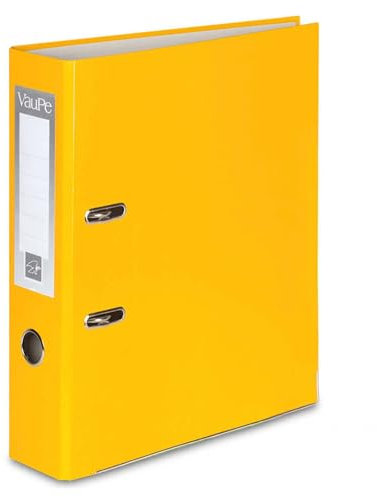 OFFICE CENTRE 1x Yellow A4 Large 75mm Lever Arch File Folder Metal Edge Strengthened Stationery Document Archive Paper Storage Office School Home Easy Filing System 15 Colour Coding Wide Spine