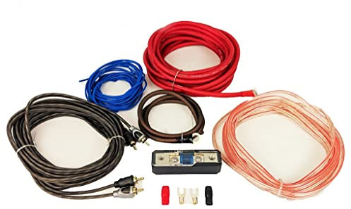 2000 Watt Complete 8 GAUGE Car Amp Audio Amplifier Wiring Kit Cable Subwoofer