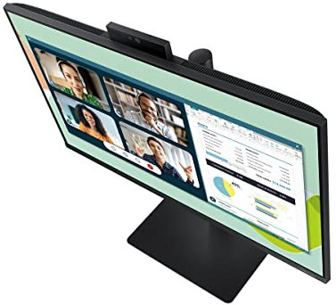 Samsung écran PC professionnel 24 avec Webcam intégrée S40VA, dalle IPS, Hub USB, Freesync AMD, 1920x1080 FHD, 5ms