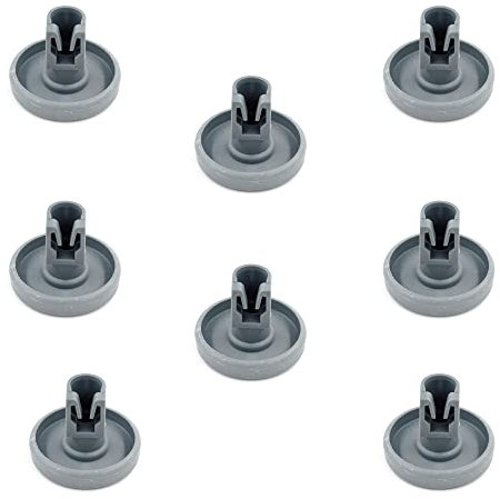 ELECTROTODO Rueda -Paquete de 8- para cesto inferior compatible con lavavajillas AEG Zanussi Electrolux