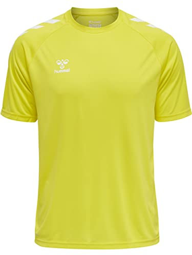 hummel Unisex Hmlcore Xk Core Poly S/S T-Shirt, Blazing Yellow, XL EU