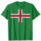 Nord-Italien-Flagge Kreuz Italien T-Shirt