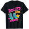 Rollschuh Roller Girl Rollschuhen Laufen 80er Skater Girl T-Shirt
