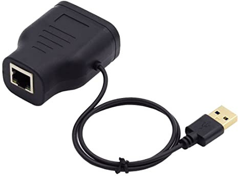 ChenYang Adaptateur répartiteur RJ45 Cat6 RJ45 8P8C mâle 1 à 2 HUB LAN Répartiteur réseau Ethernet Switch Adaptateur 100 Mbps avec câble d'alimentation USB