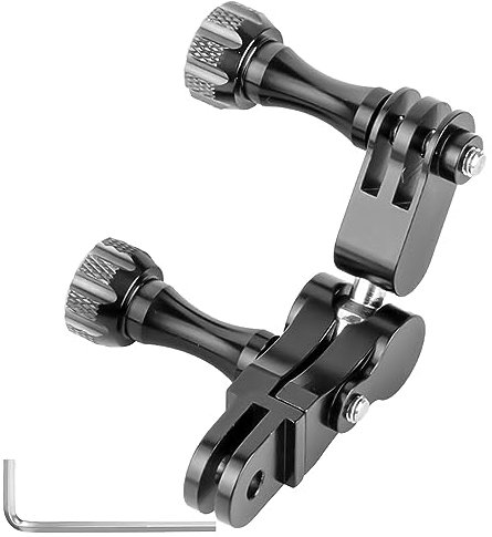 Kugelgelenk Halterung: Aluminum 360°Drehbar Schwenkarm Kugelgelenk Halterung mit Schraubenschlüssel, Kompatibel mit GoPro Max Hero 11, 10, 9, 8, 7, 6, 5, 4, Sjcam, Yicam und mehr Action Kameras