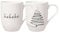 Villeroy & Boch – Set Statement Xmas Árbol, Set De Regalo 2 Piezas, Taza De Porcelana Blanca, Capacidad 280 Ml