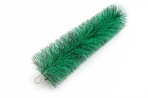 Forega - Spazzole Filtranti Laghetto Ø15 cm x 60 cm | Setole Ondulate ad Alta Efficienza | Facili da Appendere e Rimuovere | Ideali per Filtro Koi | Nero Misto Verde