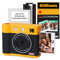 KODAK Mini Shot 4 ERA 4PASS 2-in-1 Sofortbildkamera und Fotodrucker (10x10cm) Sofortbildkamera + 10 Blatt im Lieferumfang enthalten + 60-Blatt-Patrone, Gelb