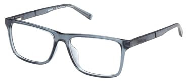 Timberland Rechteckig Kunststoff Brillen in Blue/Other für Herren, Brille mit Sehstärke, optional mit Sonnenbrillen tönung oder Blaulichtfilter (Modell TB1840)