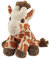 Wild Republic Pocketkins Eco Giraffe, Plüschtier, 12 cm, Plüschspielzeug, Hergestellt aus recycelten Materialien, Umweltfreundlich