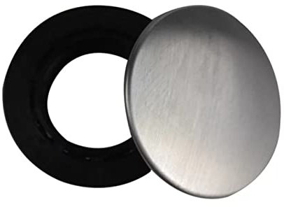 BESTonZON 2stücke Edelstahl Abdeckkappen Für Wasserhahn Loch Abdeckung Spülbecken Küchenarmaturen Seifenspender