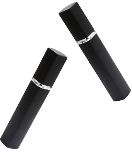 Vanyibro 2PCS Refillable Perfume Atomizer Bottles,Portable 10ML Perfume Spray Bottles with Glass Bottle and Aluminum Shell
