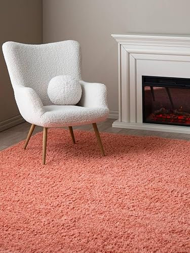 RugVista Aris Teppich - Korallenrot Teppich 200x300 Moderner Teppich