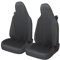 Auto Accessori Lupex Coprisedili auto compatibili con Smart fortwo, 450 451 e 453, 1 2 3 Serie, Tessuto Policotone (Grigio)