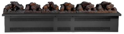 RAABYU Schwimmender Kamin für die Wand Zerstäubter Kamin Luftbefeuchter Elektronischer dekorativer Kamin Eingebettete Simulation Holzkohle Smart Fake Flame Elektrische