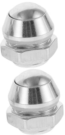 PRETYZOOM 2pcs Pressure Cooker Safety Valve Set Universal Aluminium Valve Precision Manufacturing Easy Installation for Kitchen Cookers