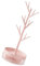 COLLBATH Verzweigung rahmen kleiner Stand Schmuck Baum hängender schmuckhalter Medaillon Halskette aufbewahrung für schmuck schmuck-aufbewahrung Kettenhalter Baum Ringhalter pp Rosa