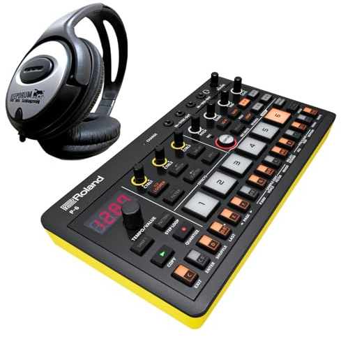 Roland Aira Compact P-6 Creative Sampler mit keepdrum Kopfhörer