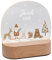 Bärenfreunde® - Personalisiertes Nachtlicht für Babys - Individuelle Nachttischlampe für Kinder - Personalisierte Geschenke Kinder - Babygeschenk - Geschenk zur Geburt (Weihnachtsmann Tiere)