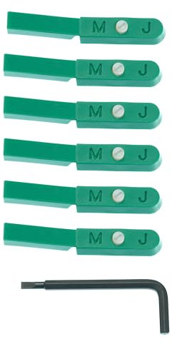 MICROJIG MatchFit Pop Stop (paquete de 6) – Innovadores topes de cola de milano para carpintería versátil | Diseño de perfil bajo para plantillas, trineos, estaciones de sierra ingletadora y más |