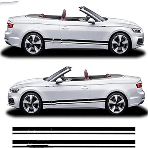 WuYyyyy Auto Seitenschweller Aufkleber für Audi A3 A5 A7 426 AutotüR Seite Vinyl Sticker Auto Dekoration Styling Accessories.