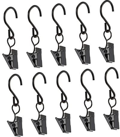 VALICLUD 50stücke Vorhangfixierungszubehör Stabile Vorhangklammern Einfachen Befestigung Von Gardinen Für Heimdekoration Partys Und