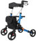 Qinlenyan Rollator Walker für Senioren mit Sitz & Rückenlehne – Leichter Gehwagen mit 8 Rädern & Klappfunktion – Mobilitätshilfe mit 4 Rädern, faltbar – Gehhilfe für Erwachsene ﻿