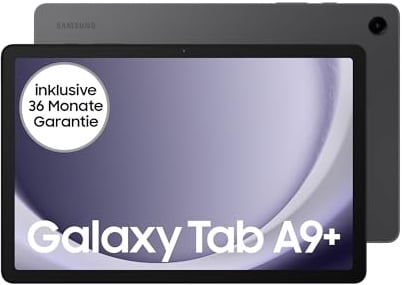 Samsung Galaxy Tab A9+ 5G Android-Tablet, 128 GB Speicherplatz, Großes Display, 3D-Sound, Simlockfrei ohne Vertrag, Graphite, Inkl. 3 Jahre Herstellergarantie