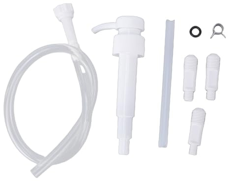 Aramox Unterwasser-Zahnradpumpe, 3/8 Zoll Metallschwenkgelenk, 8 Mm Hub, Mm/10 Adapter, Zahnradölpumpe für Außenbord-Bootsmotoren