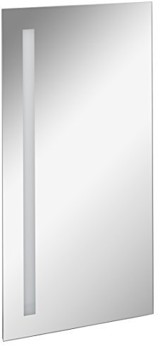 FACKELMANN LED Spiegel linear Mirrors/Wandspiegel mit LED-Beleuchtung und Ambientelicht/Maße (B x H x T): ca. 40 x 75 x 2 cm/hochwertiger Badspiegel/moderner Badezimmerspiegel/Breite 40 cm