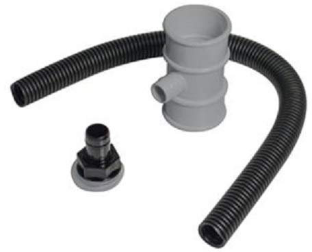 Floplast RVM1G Regenwasser-Umlenker-Set für Mini-Dachrinnen, 50 mm, für Schuppen und Wintergärten etc.