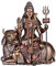 Pacific Giftware Lord Shiva Statue mit Nandi der Stier Statue Skulptur Figur