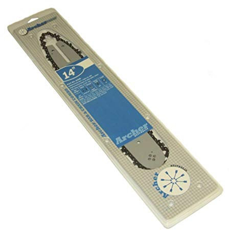 Barra guía de 14 pulgadas y 2 cadenas de sierra para motosierra Stihl 023 MS230 MS231