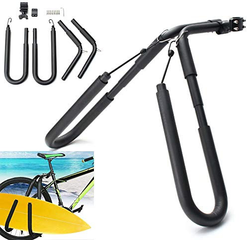 GXYD Surfbrett Fahrradträger, Fahrradträger Rack-Surf-Halter, sicher Transport Surfbretter, das Surfbrett von Kratzern schützen - für Rennräder, Mountainbikes, Fahrräder